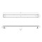 Alfi Brand 36" Modern SS Linear Shower Drain w/o Cover ABLD36A - alternate 2